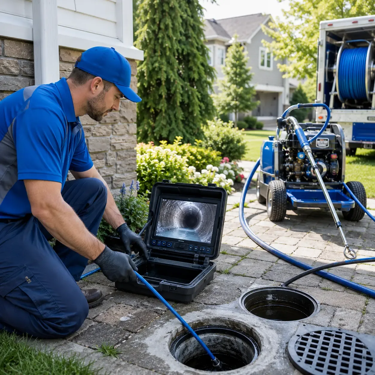Outdoor drain cleaning professionals serving Union Pier, MI